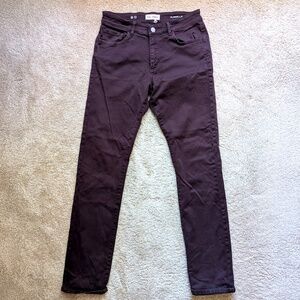 DL1961 Russell Slim Fit Straight Leg  jeans - SIZE 32 (Burgundy)